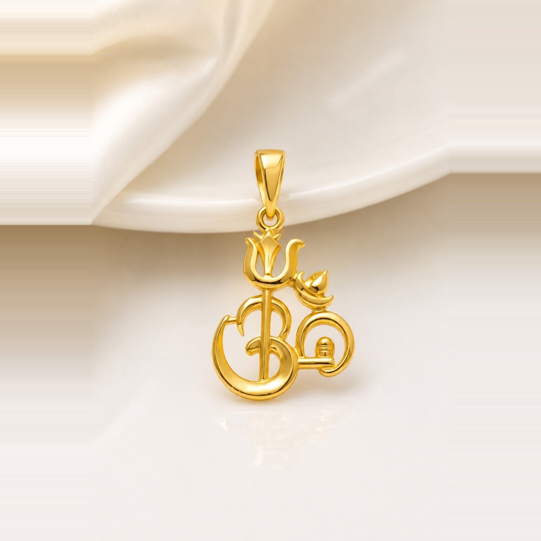 Divine Om Trishul Pendant