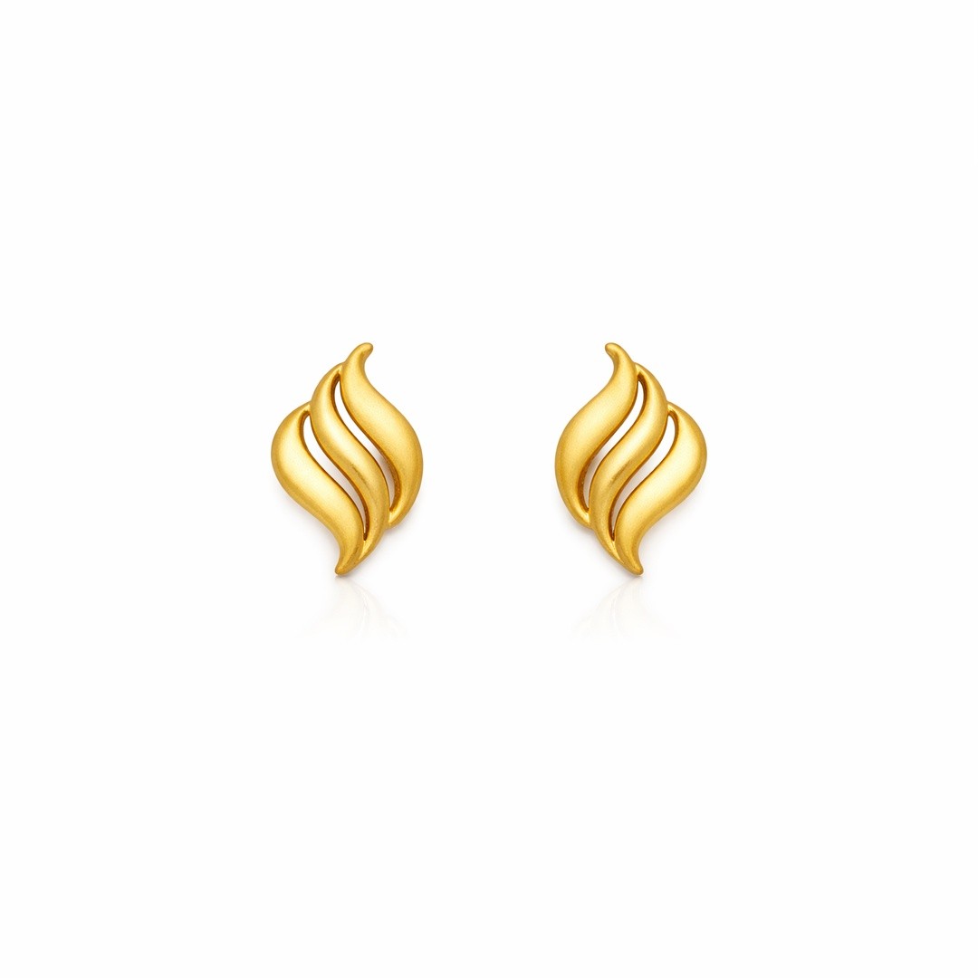 Flame Curve Earrings