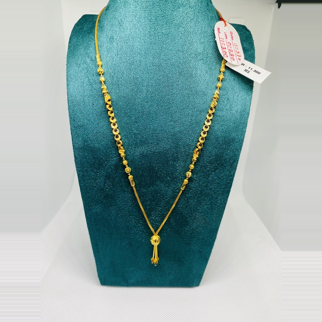Classic Gold Bead Drop Mangalsutra